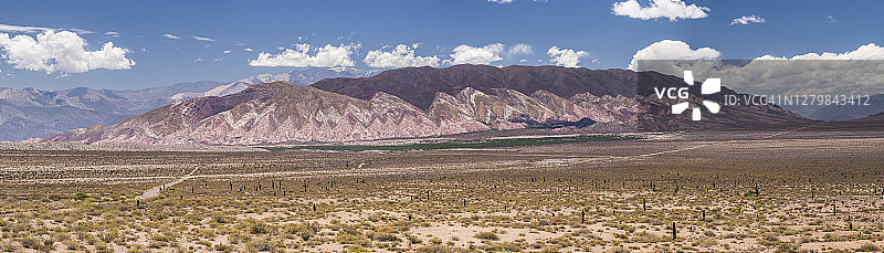 卡克图斯国家公园彩色岩石，阿根廷萨尔塔省图片素材