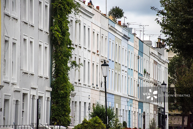 彩色排屋图片素材