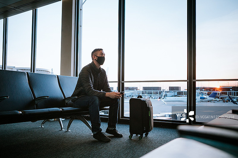 全球疫情期间的机场与旅行图片素材