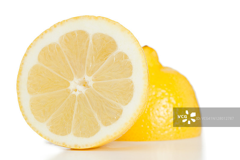 半个柠檬图片素材