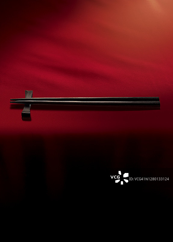 筷子、红布、物体、勺子图片素材