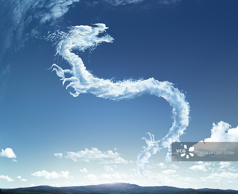 龙积云天空背景图片素材