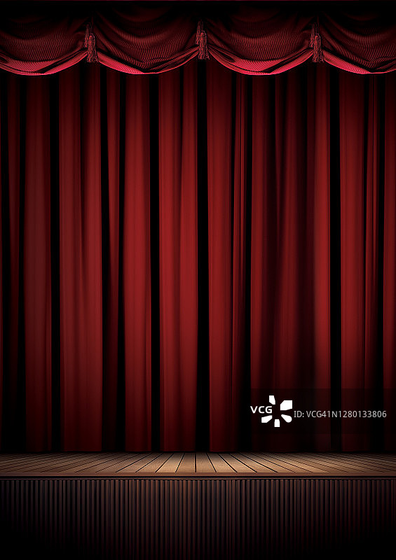 舞台、幕布、室内设计、红色图片素材