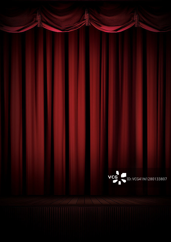 舞台、幕布、室内设计、红色图片素材