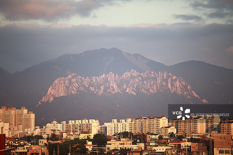韩国束草雪岳山秋景图片素材