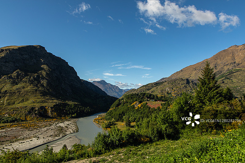 新西兰皇后镇阿瑟点风光图片素材