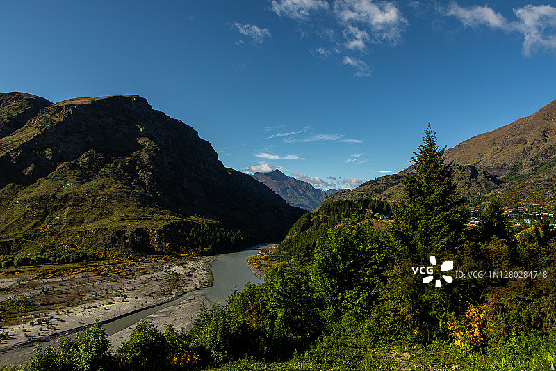 新西兰皇后镇阿瑟点风光图片素材