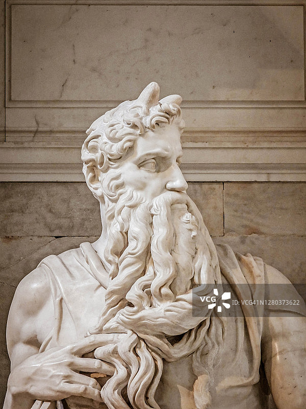 摩西雕像图片素材