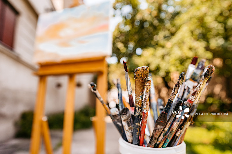 脏画笔图片素材