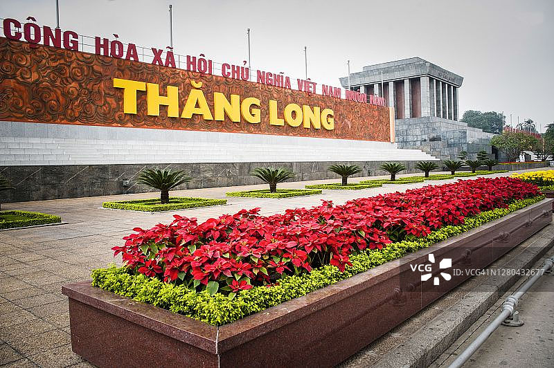 越南河内胡志明陵墓图片素材