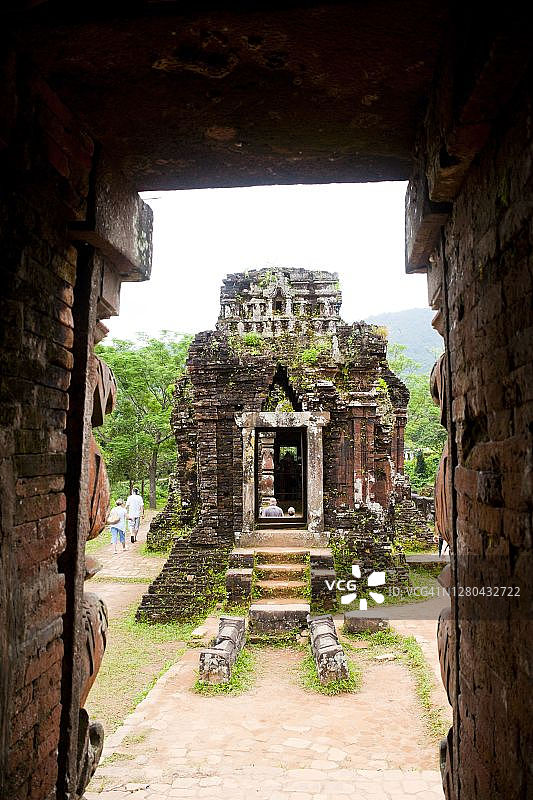 越南美山遗址，东南亚图片素材