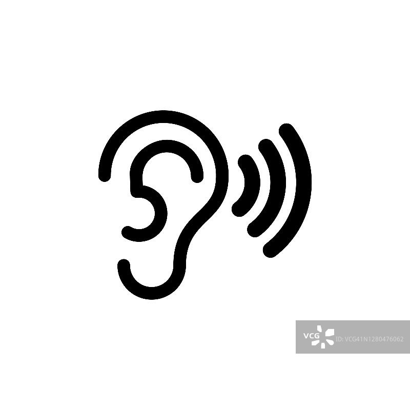 侧视图轮廓矢量图标图片素材