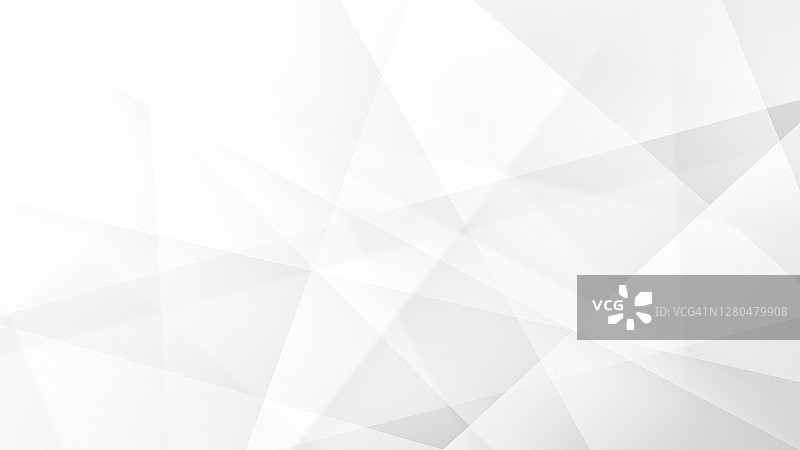 白色背景上的透明浅灰色线条、图层和几何形状图片素材