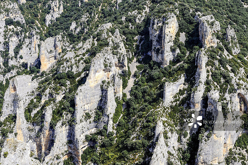 西班牙韦斯卡省阿拉贡自治区瓜拉山峡谷自然公园马斯昆峡谷图片素材