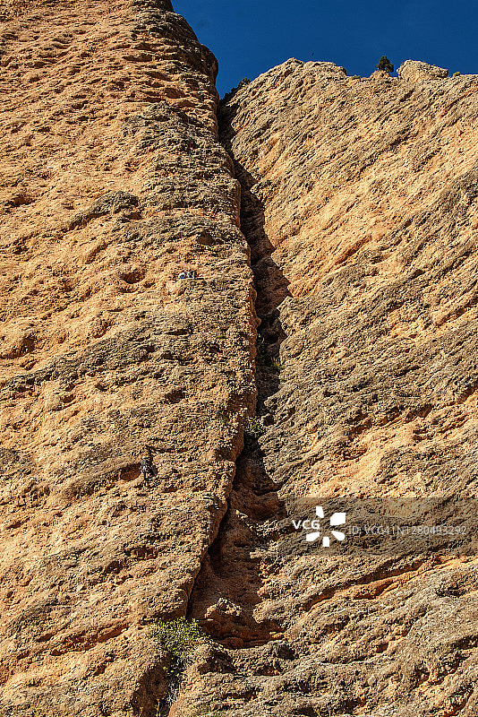 西班牙阿拉贡马洛斯德里格洛斯攀岩图片素材