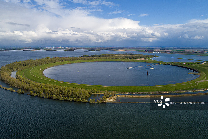 欧洲, 荷兰, 凯特尔湖, 弗莱福兰, 艾瑟尔奥赫图片素材