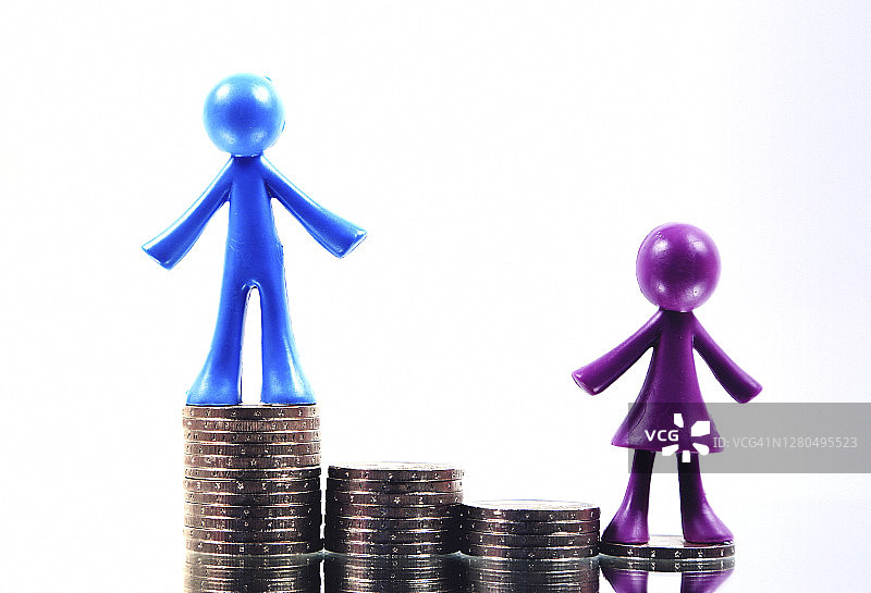 男女薪酬差异图片素材