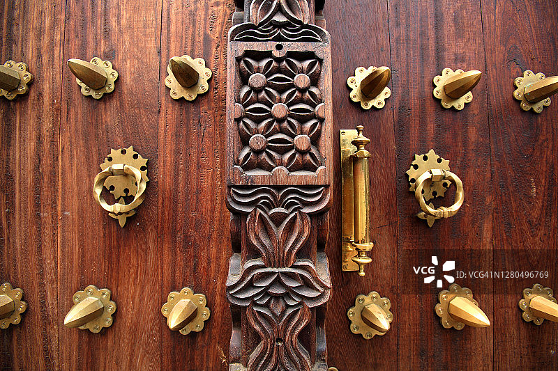 坦桑尼亚桑给巴尔石头城特写图片素材