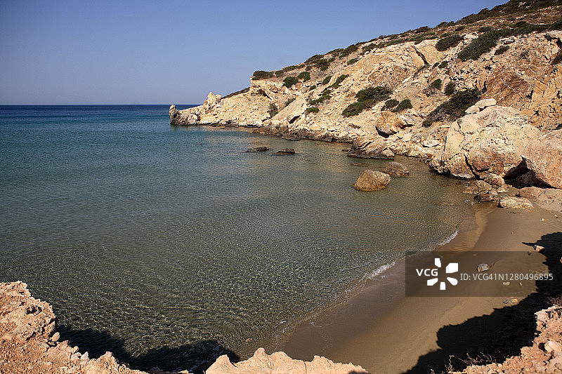 希腊纳克索斯岛海滩图片素材