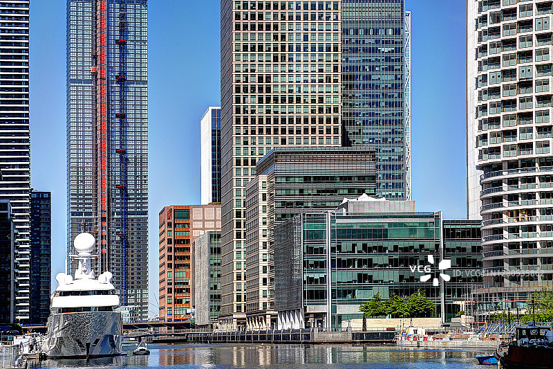 金丝雀码头南码头日景图片素材