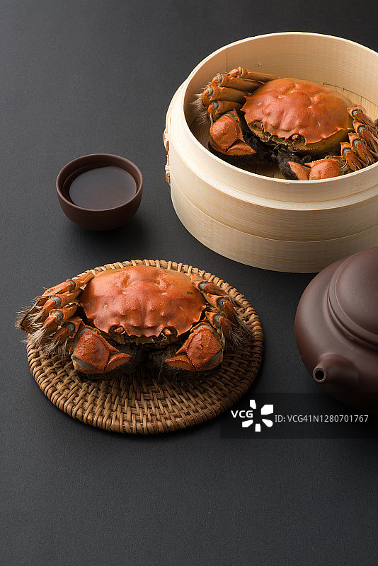 中华绒螯蟹图片素材