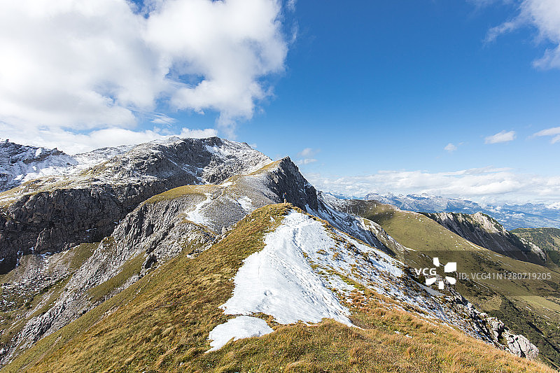 列支敦士登阿尔卑斯山图片素材