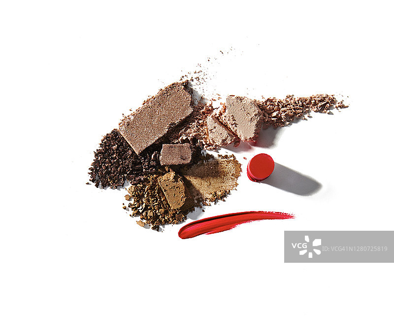 天然化妆品调色板图片素材