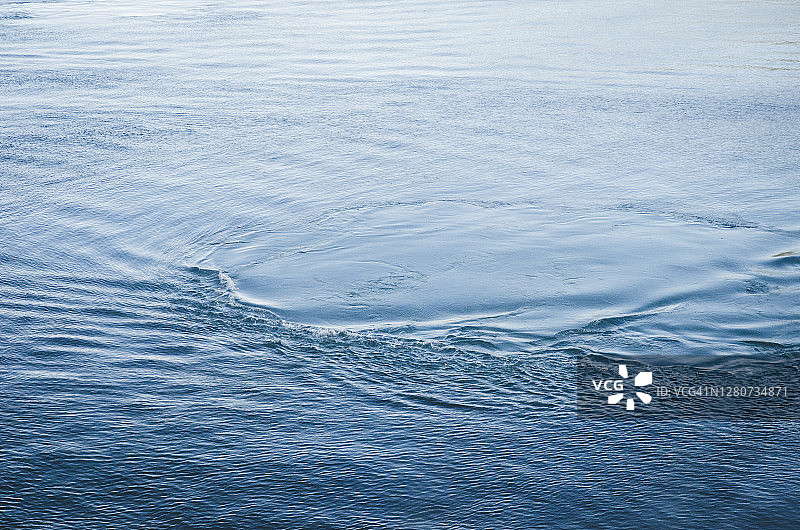 加拿大海岸外太平洋的柔和蓝色水波图片素材