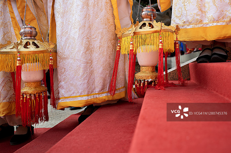 妈祖庙仪仗队使用的灯笼图片素材