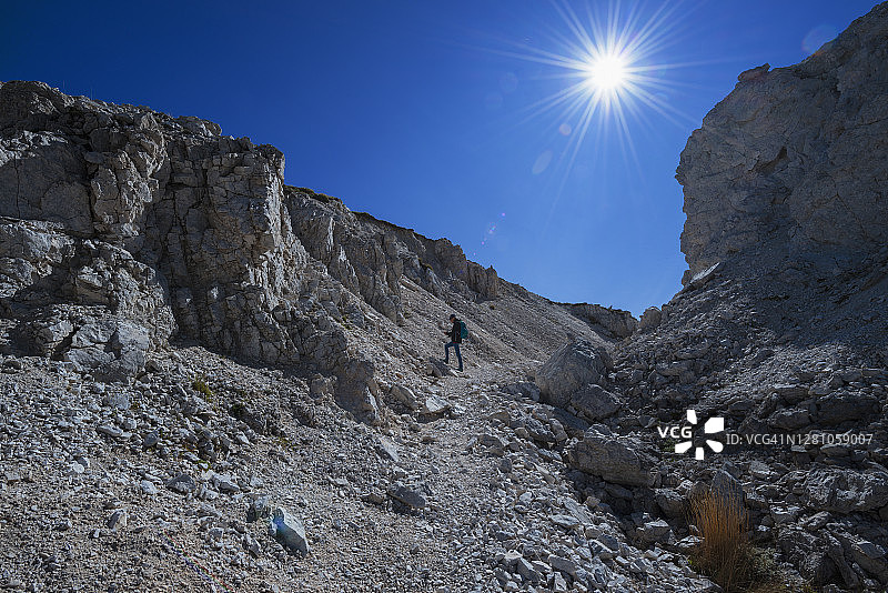 意大利格兰萨索地区瓦多迪科尔诺山口图片素材
