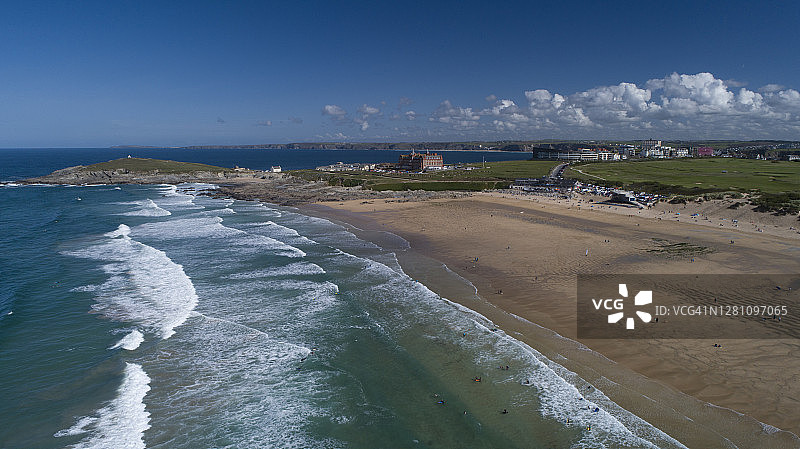 康沃尔海滩图片素材