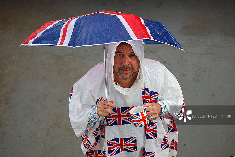 爱国的英国男人图片素材