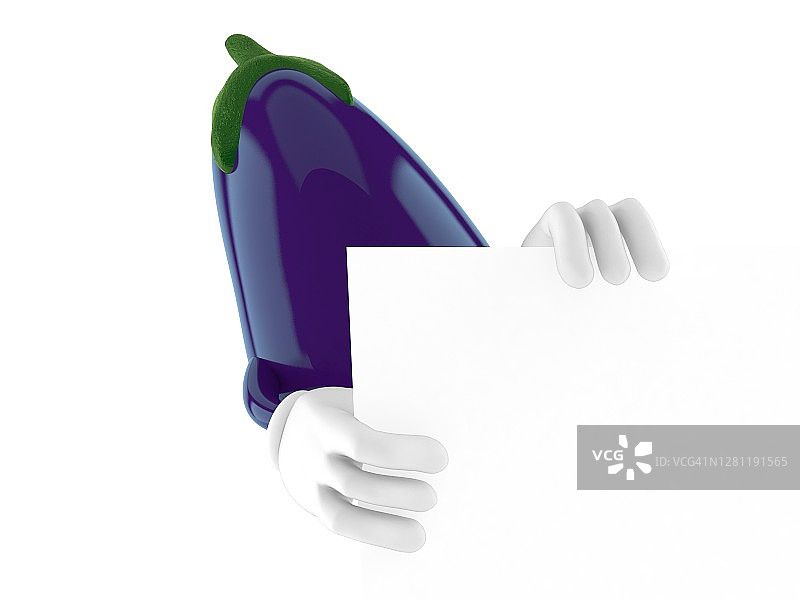 茄子卡通形象图片素材