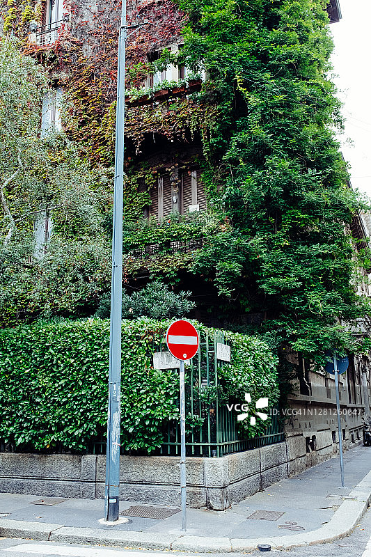 米兰街角图片素材