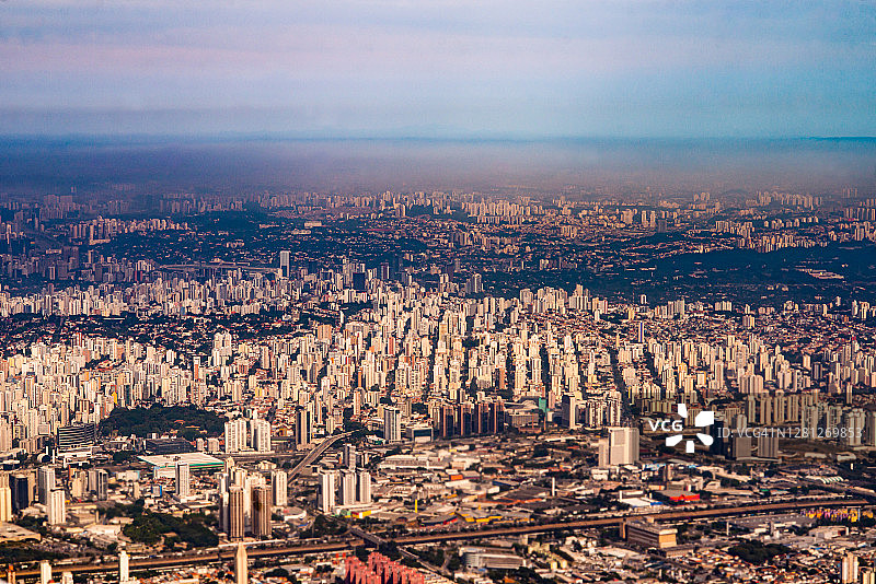 圣保罗鸟瞰图图片素材