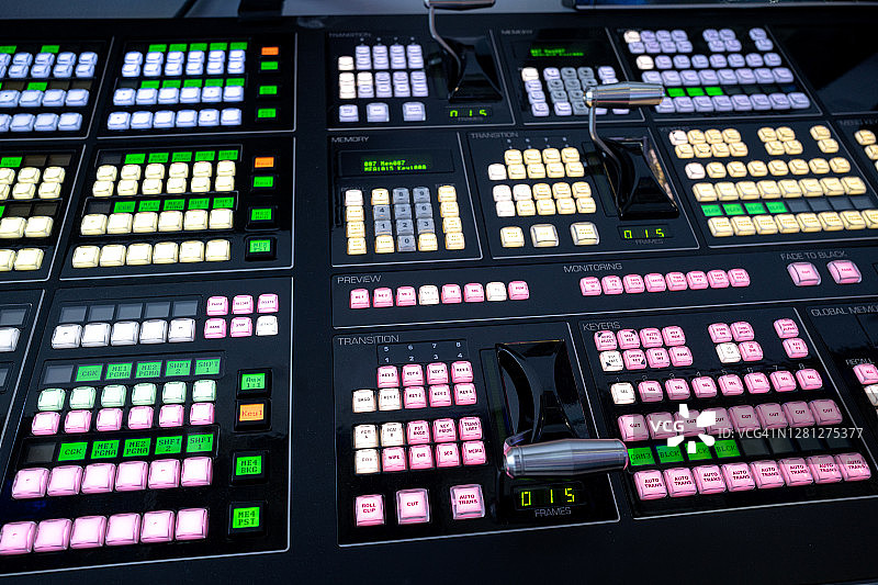 广播信息控制设备面板图片素材