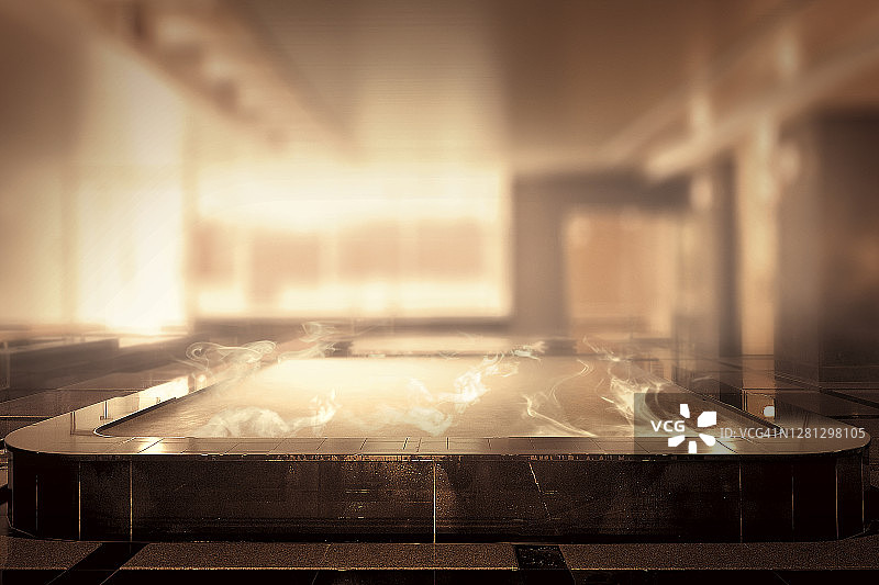 室内浴室桑拿浴缸烟雾开放式设计图片素材