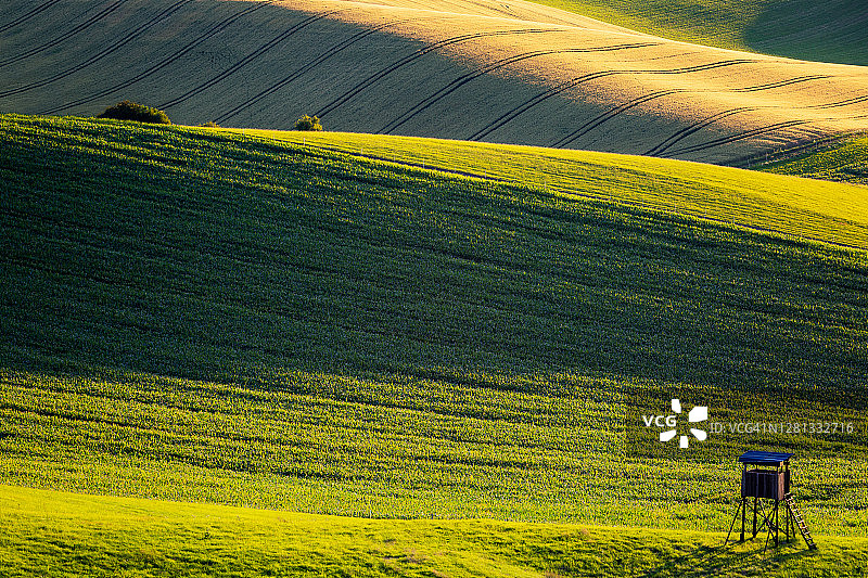 斯洛伐克北部图列茨地区的乡村风光图片素材