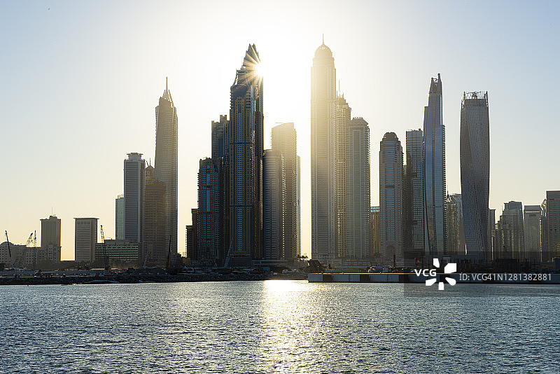 迪拜棕榈岛图片素材