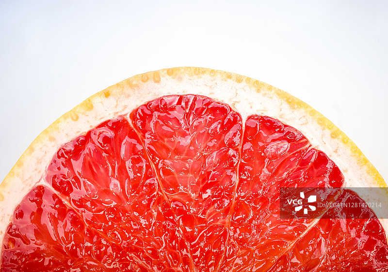 红色葡萄柚截面图片素材