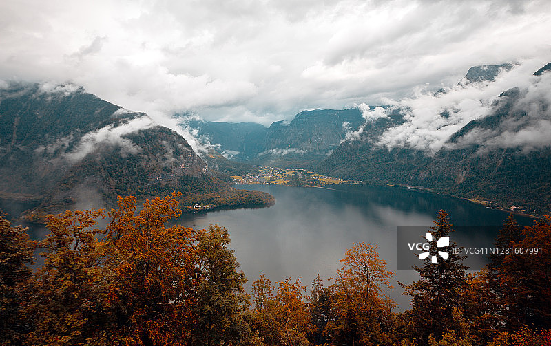 哈尔斯塔特,奥地利图片素材