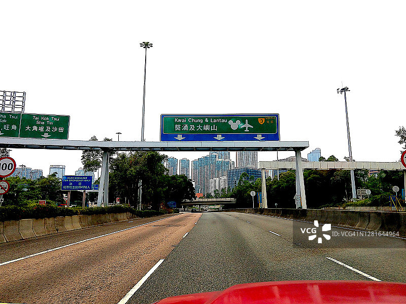香港北大屿山公路图片素材