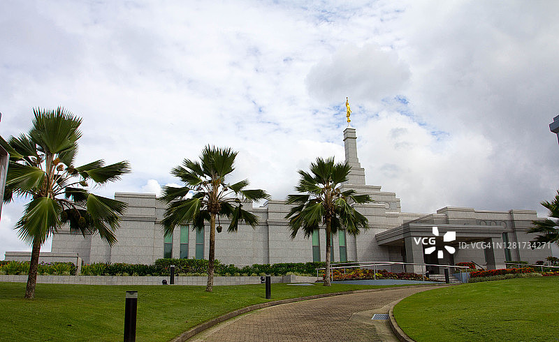 苏瓦，斐济耶稣基督后期圣徒教会圣殿图片素材