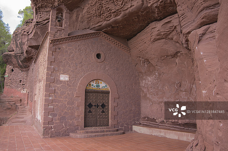 西班牙加泰罗尼亚塔拉戈纳法尔塞特的圣格雷戈里隐修院图片素材