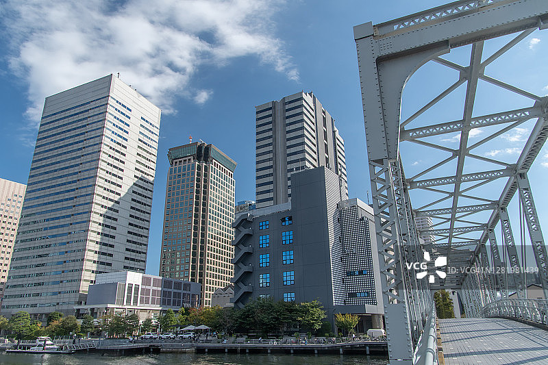 日本东京的城市建筑图片素材