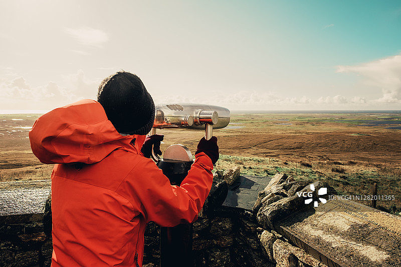 苏格兰北尤伊斯特岛圣基尔达观景点图片素材