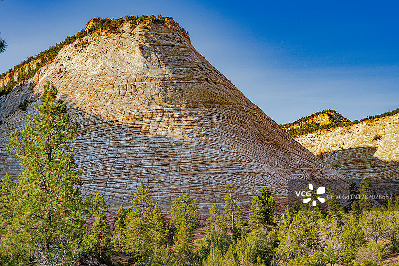 锡安国家公园的棋盘 Mesa图片素材
