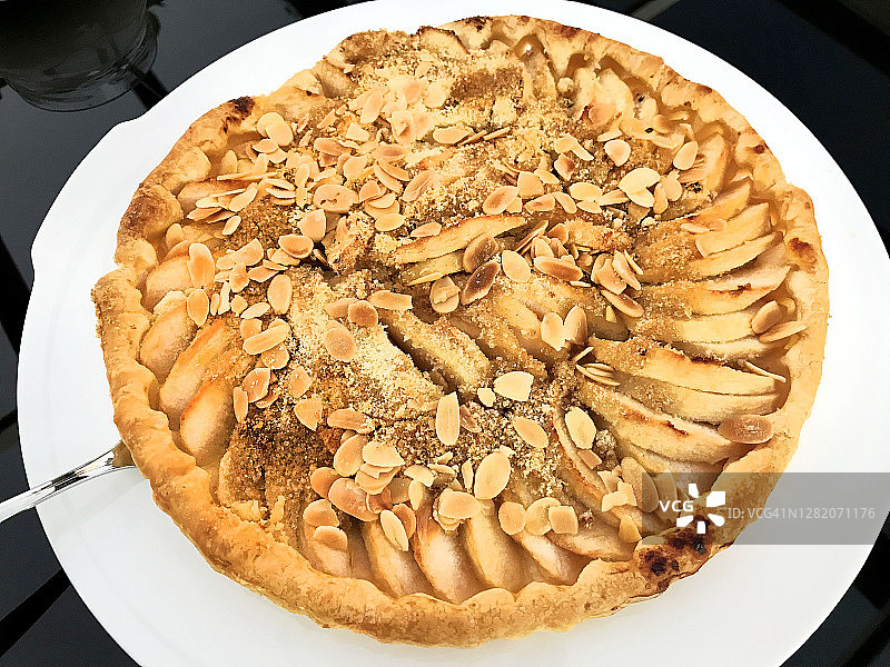 法式苹果馅饼图片素材