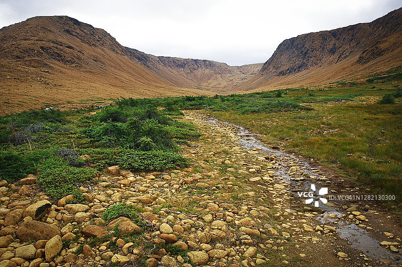 加拿大纽芬兰和拉布拉多地区的地幔景观图片素材