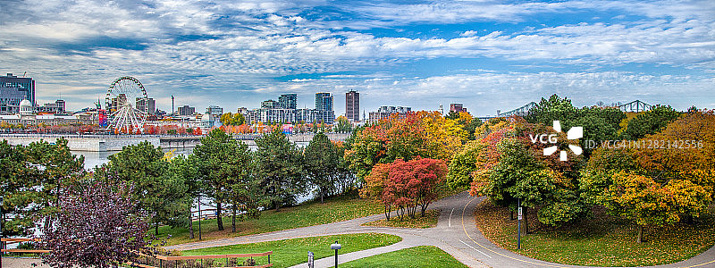 蒙特利尔的秋季景色图片素材